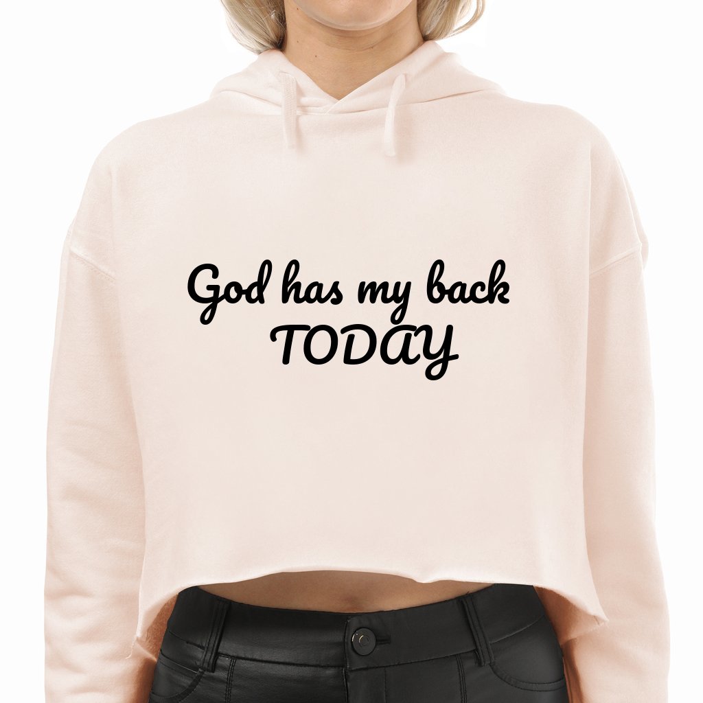 back Crop Hoodie